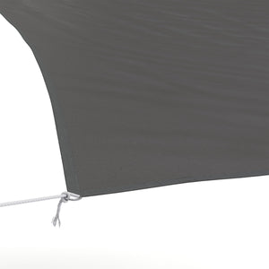 Sonnensegel Polyester 3 x 4 m grau