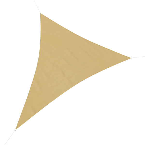 Sonnensegel Polyester Dreieck 5x5x5 m beige