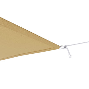 Sonnensegel Polyester Quadrat 3.6 x 3.6 m beige