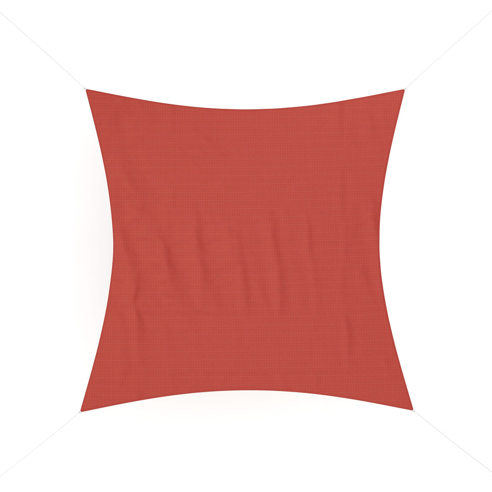 Vela parasole quadrata 3,6x3,6m rossa