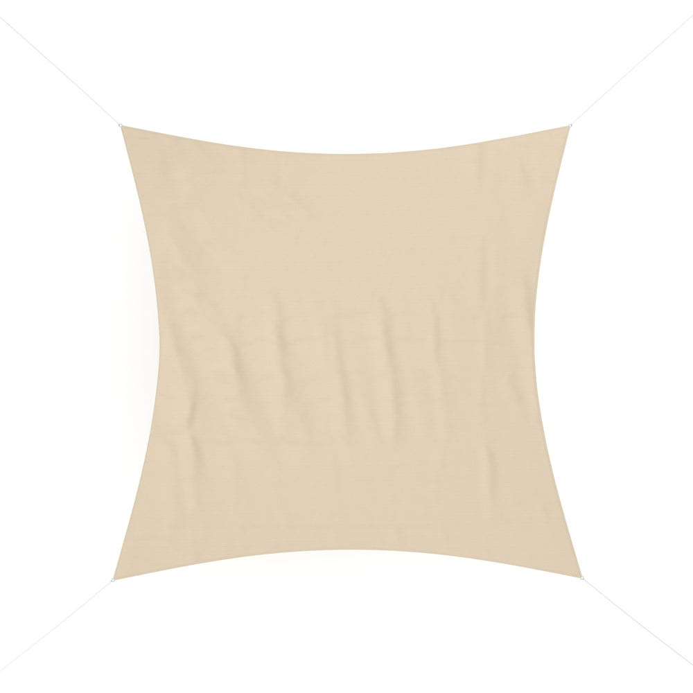 Square sunshade sail 3x3m beige