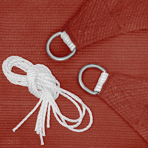 Sonnensegel Quadrat 3x3m rot