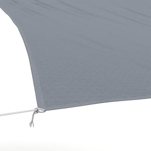 Sonnensegel Quadrat 5 x 5 m grau
