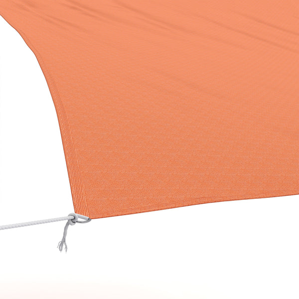 Sonnensegel Quadrat 5x5m orange