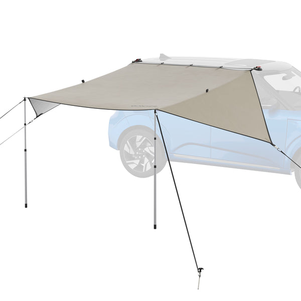 Sonnensegel für Fahrzeug 250 x 400 cm beige