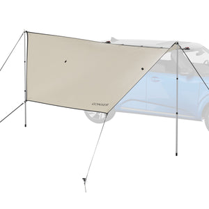 Sonnensegel für Fahrzeug 250 x 400 cm beige