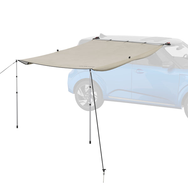 Sonnensegel für Fahrzeug 250 x 400 cm beige