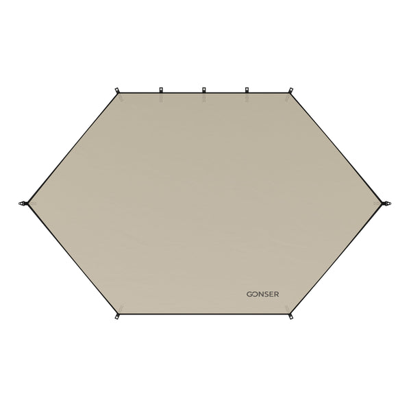 Sonnensegel für Fahrzeug 250 x 400 cm beige