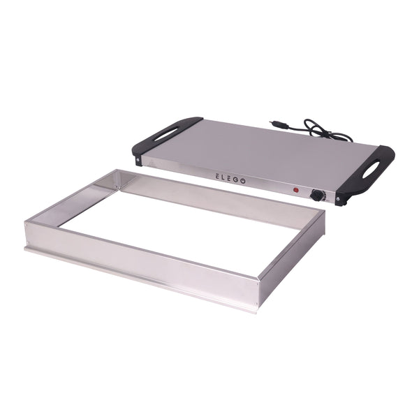 Warmhalteplatte elektrisch Edelstahl 3 x 2.5L