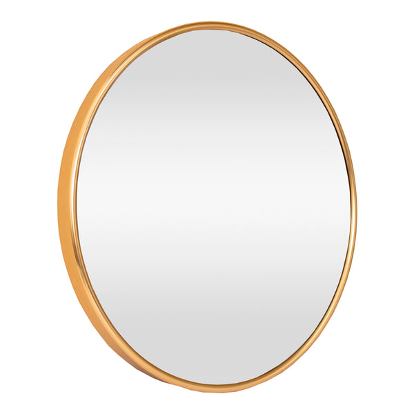 Specchio da parete Ordona Ø50cm oro