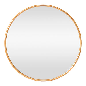 Specchio da parete Ordona Ø60cm oro