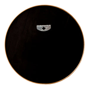 Specchio da parete Ordona Ø60cm oro