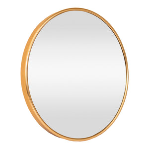Specchio da parete Ordona Ø60cm oro