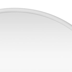 Specchio da parete Ordona, Ø50cm, bianco, opaco.