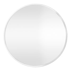 Specchio da parete Ordona, Ø50cm, bianco, opaco.