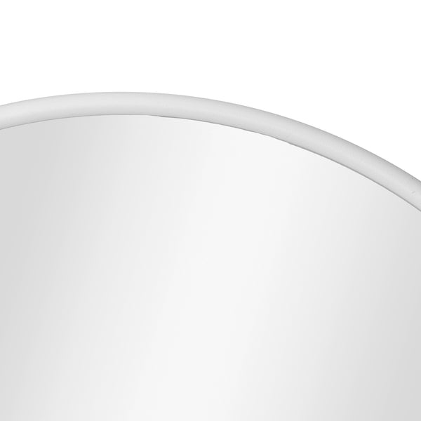 Specchio da parete Picciano, 40x80cm, bianco opaco