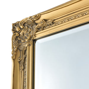 Specchio da parete Livorno 132x42cm specchio a figura intera oro antico