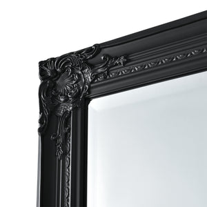 Specchio da parete Livorno 132x42cm Specchio a figura intera Nero Antico