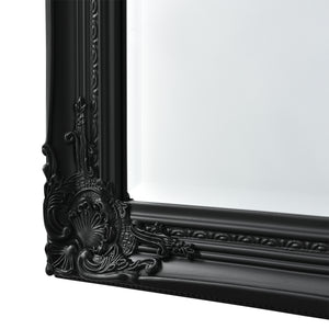 Specchio da parete Livorno 132x42cm Specchio a figura intera Nero Antico