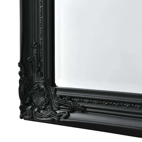 Specchio da parete Livorno 132x42cm Specchio a figura intera Nero Antico