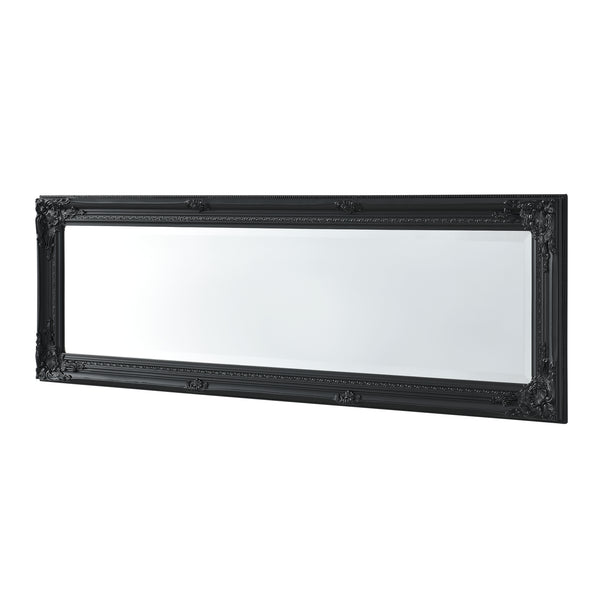Specchio da parete Livorno 132x42cm Specchio a figura intera Nero Antico