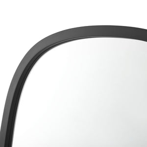 Specchio da parete Copertino 70x50cm nero opaco