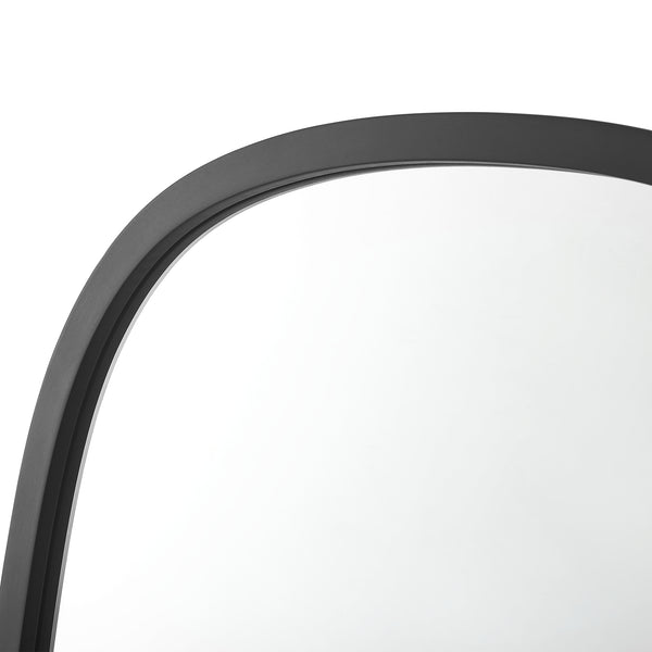 Specchio da parete Copertino 70x50cm nero opaco