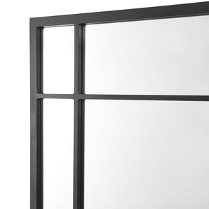 Wandspiegel Colobraro Schwarz matt