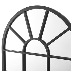 Specchio da parete Villalago nero opaco