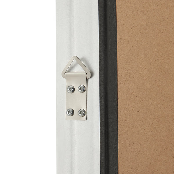 Specchio da parete Livorno 132x42cm specchio a figura intera argento antico