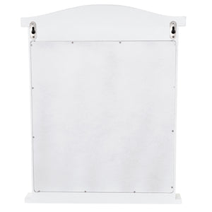 Spiegelfenster mit Fensterläden Shabby Chic ~ weiss lackiert