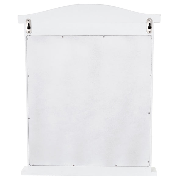 Spiegelfenster mit Fensterläden Shabby Chic ~ weiss lackiert
