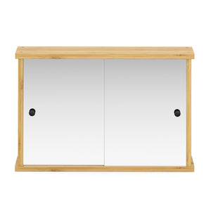 Spiegelschrank Badezimmer Bambus TULUM 55 x 14 x 36 cm