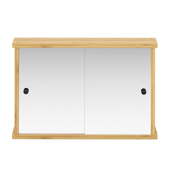 Spiegelschrank Badezimmer Bambus TULUM 55 x 14 x 36 cm