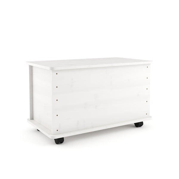 Spielzeugkiste Holz 73 x 40 x 43 cm weiss