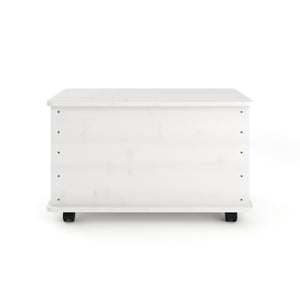 Spielzeugkiste Holz 73 x 40 x 43 cm weiss