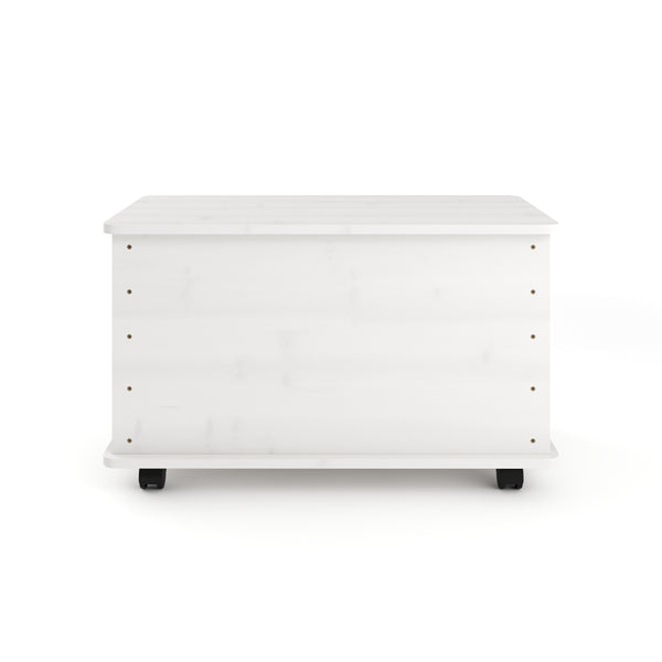 Spielzeugkiste Holz 73 x 40 x 43 cm weiss