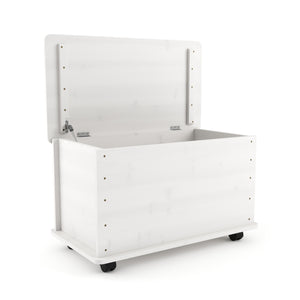 Spielzeugkiste Holz 73 x 40 x 43 cm weiss