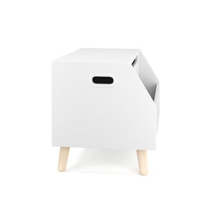 Spielzeugkiste mit Frontablage 60 x 40 x 43 cm weiss