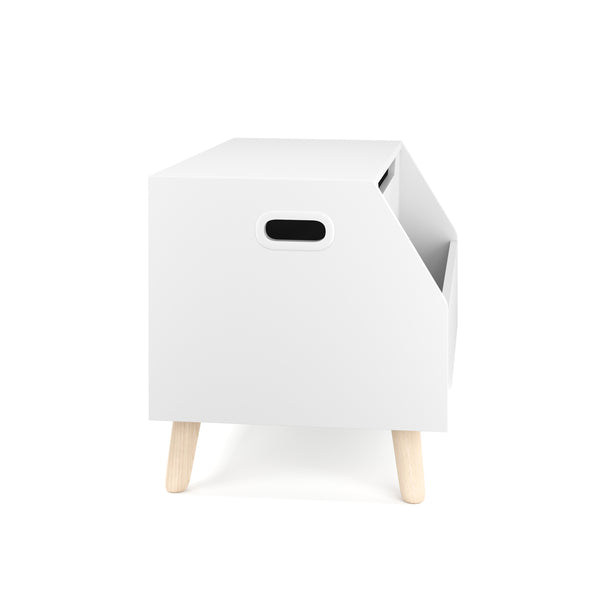 Spielzeugkiste mit Frontablage 60 x 40 x 43 cm weiss