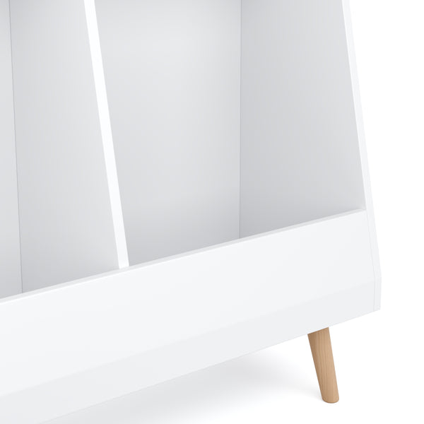 Spielzeugregal Kinderzimmer NORDIC 86 x 78 cm weiss/natur