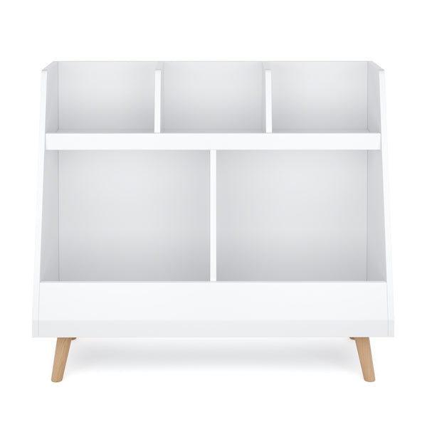 Spielzeugregal Kinderzimmer NORDIC 86 x 78 cm weiss/natur