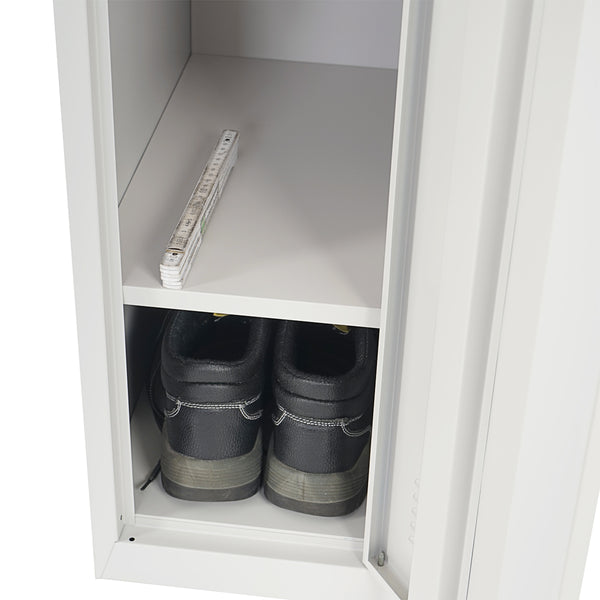 Spind Kleiderspind Personalschrank 180x30x50cm ~ grau