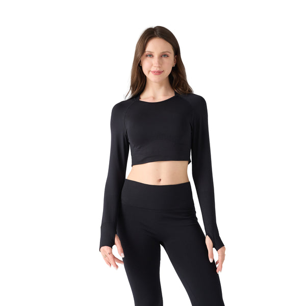Sport Set Damen 3-teilig Grösse M schwarz