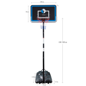 Basketballständer 190-300 cm