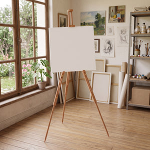 Staffelei Holz 130 - 193 cm natur