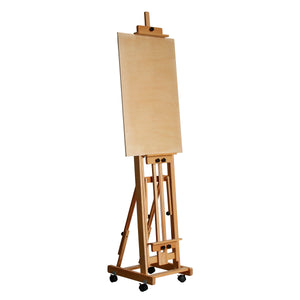 Staffelei Holz 135 - 240 cm waagerecht und senkrecht