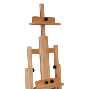 Staffelei Holz 135 - 240 cm waagerecht und senkrecht