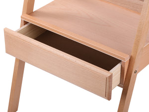 Staffelei Holz 150 - 190 cm mit Schublade