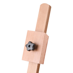 Staffelei Holz 150 - 190 cm mit Schublade